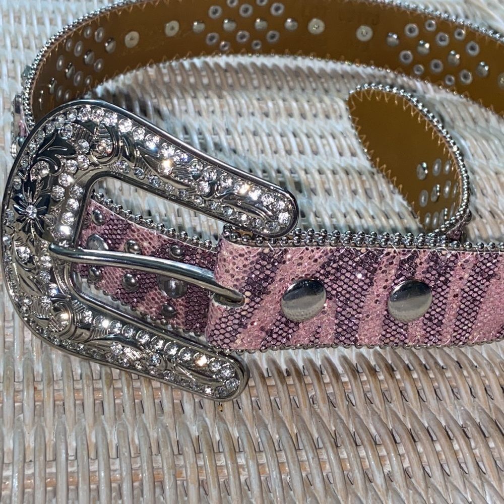 Nocona Cowboy Rhinestone Bling Bling Women Belt